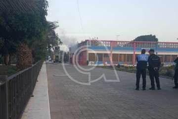  Incendio en las instalaciones abandonadas de la Escuela Infantil de Las Remudas (Foto TA)